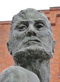 Nachempfundene Statue von Klaus Störtebeker (ca. 1360-1401)