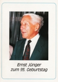 Ernst Jünger: 'Ernst Jünger zum 95. Geburtstag - Entomologe, Forscher und Liebhaber' (1990)